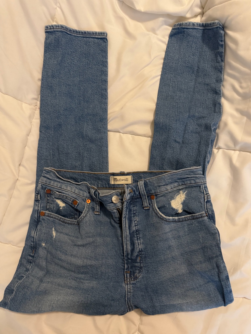 Madewell Perfect Vintage Skinny Ripped Jeans